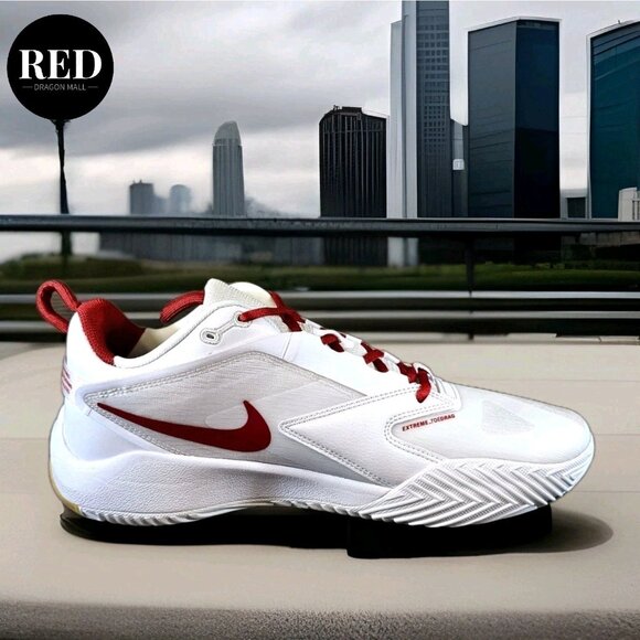 Nike Air Zoom HyperAce 3 White Team Crimson Volleyball FQ7074-100 - Men\'s Sz 10 main image 8
